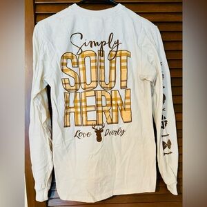 Simply Southern “Love Deerly” Long Sleeve Top.